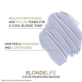Joico Monoi and Tamanu oils hydrate and protect blonde hair.