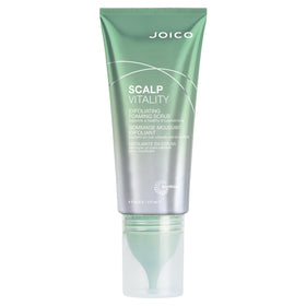 Joico Scalp Vitality exfoliating scrub foam in action for refreshing scalp