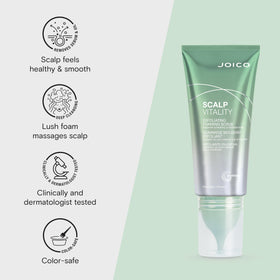 Joico Scalp Vitality stinging nettle leaf highlights scalp vitamins and balance