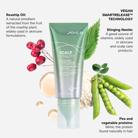 Joico Scalp Vitality vegan SmartRelease technology delivers protein to hair