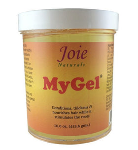 Joie Naturals MyGel bottle pour supports smooth styling and nourishment.