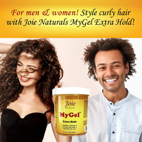 Joie Naturals MyGel Extra Hold on hands ready for styling with even distribution