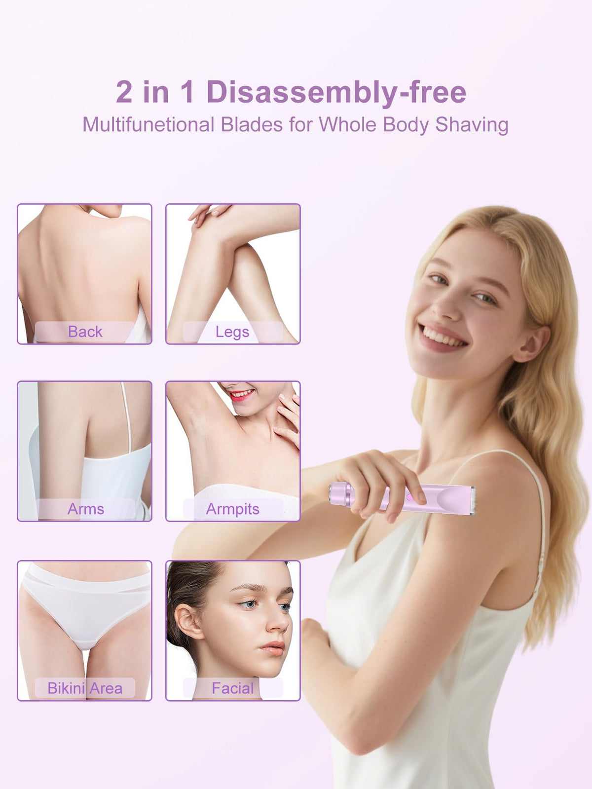 Joigivit round-head shaving mode for precise bikini grooming