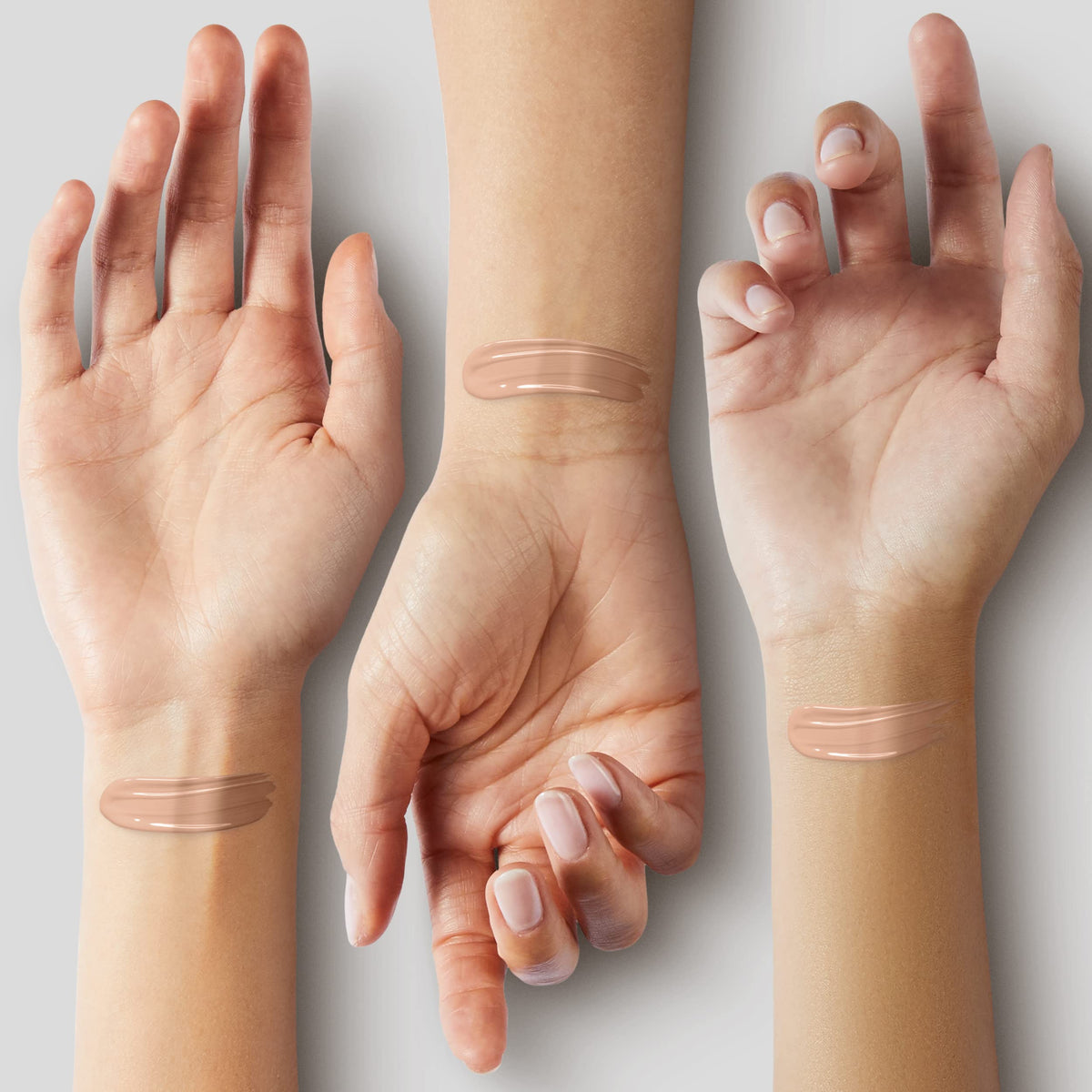 Creamy, lightweight texture of JoJo Siwa No7 serum foundation shown