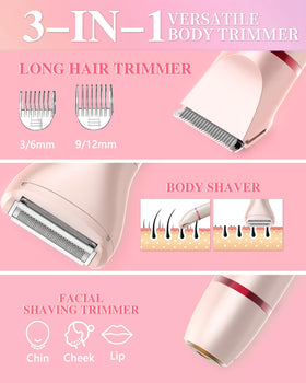 JOLALIA waterproof IPX6 design supports safe wet or dry grooming.