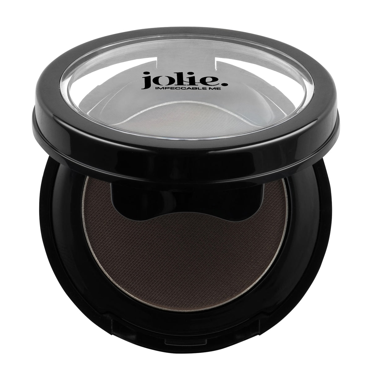 Jolie cake eyeliner with sealant in use for smudge-resistant precision.