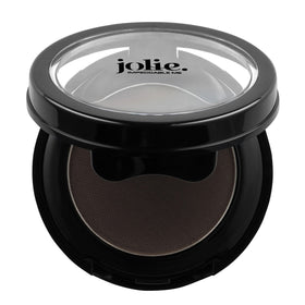 Jolie cake eyeliner with sealant in use for smudge-resistant precision.