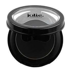 Jolie Extra Long-Wear Cake Eyeliner in black, showing precise application for defined lash line.