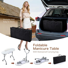 Joligrace collapsible workstation legs simplify setup and transport.
