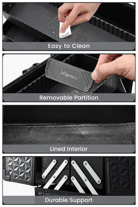 Joligrace aluminum-frame case highlights durability and easy cleaning