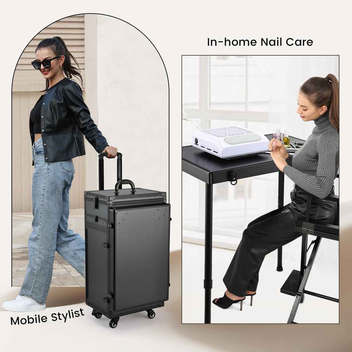 Joligrace multi functional workstation ideal for mobile beauty pros