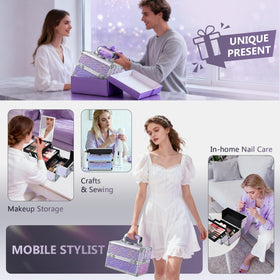 Joligrace stain-proof bottom keeps trays clean after use.