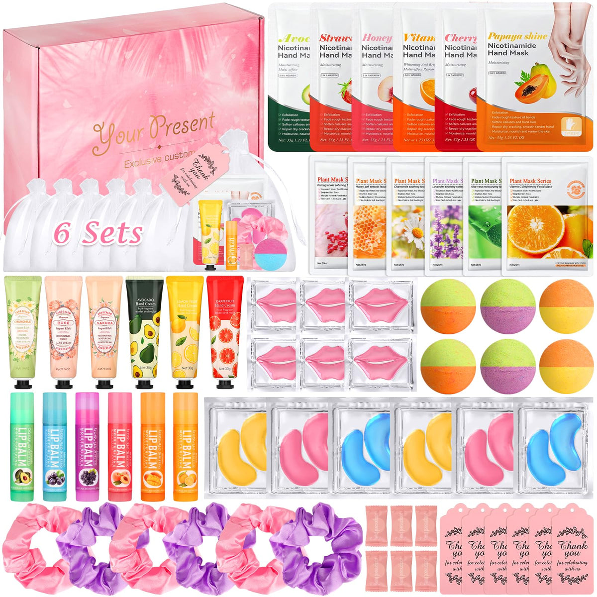 Jollidecor spa party face masks for girls offer gentle at-home pampering.