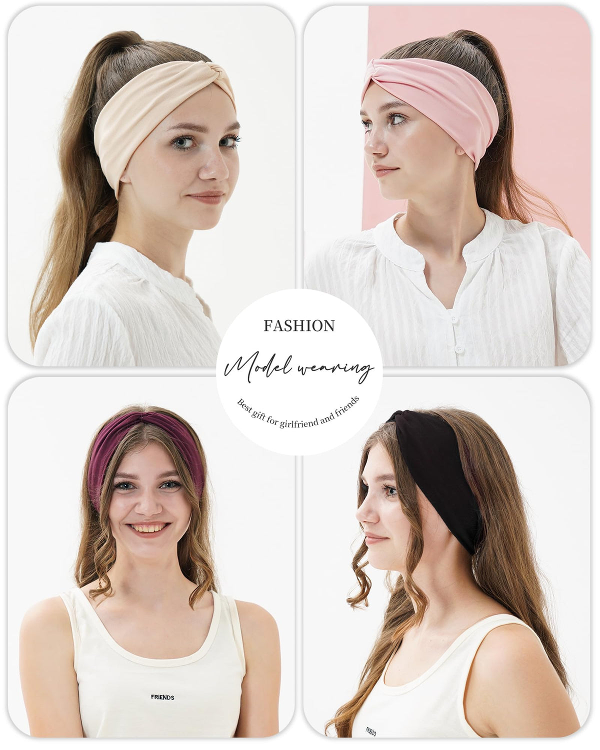 Jollybows classic tie design headband adds elegance with practicality.