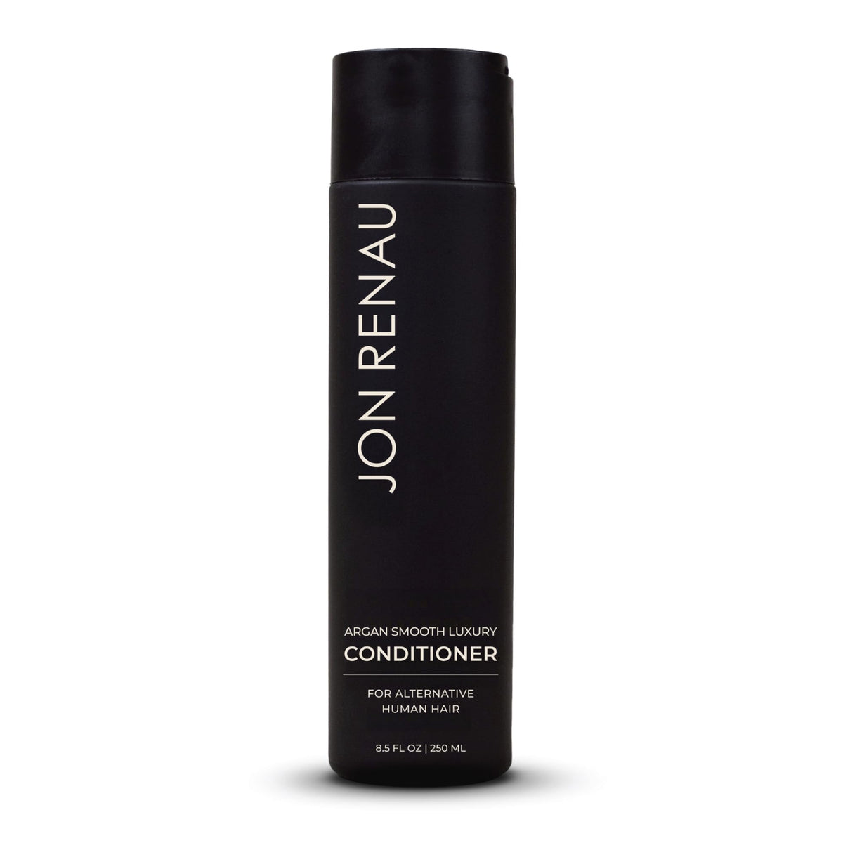 Jon Renau Argan Smooth Conditioner bottle showcases luxurious hydration for wigs.