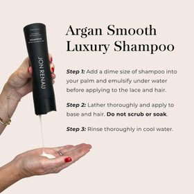 Jon Renau Nourishing Argan Oil adds moisture for easier brushing and styling.