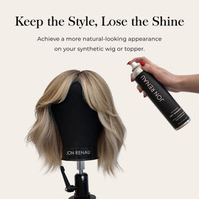 Jon Renau texturizing spray being dispensed for quick refresh and texture boost.