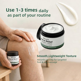 JONKEYPENY Alcura Relief Cream outdoors for on-the-go care.