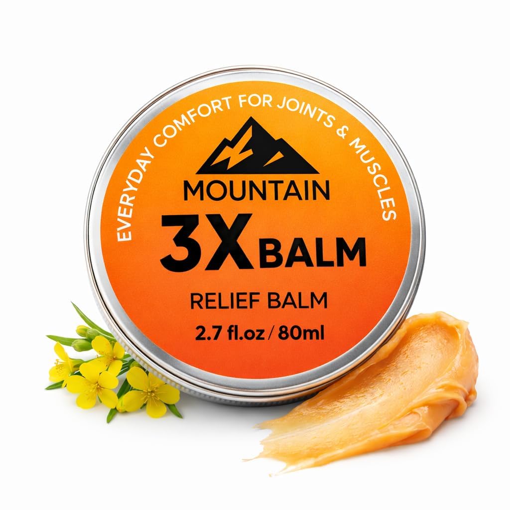JONKEYPENY Mountain 3X Relief Balm bottle ready for cooling relief after activity