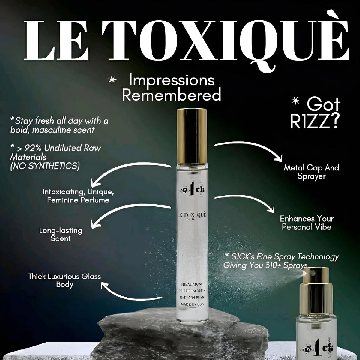 Jonny Truelove S1CK Le Toxique gift-ready box perfect for gifting