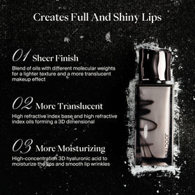 Joocyee Glazed Gloss on lips layered over liner adds shine and dimension.