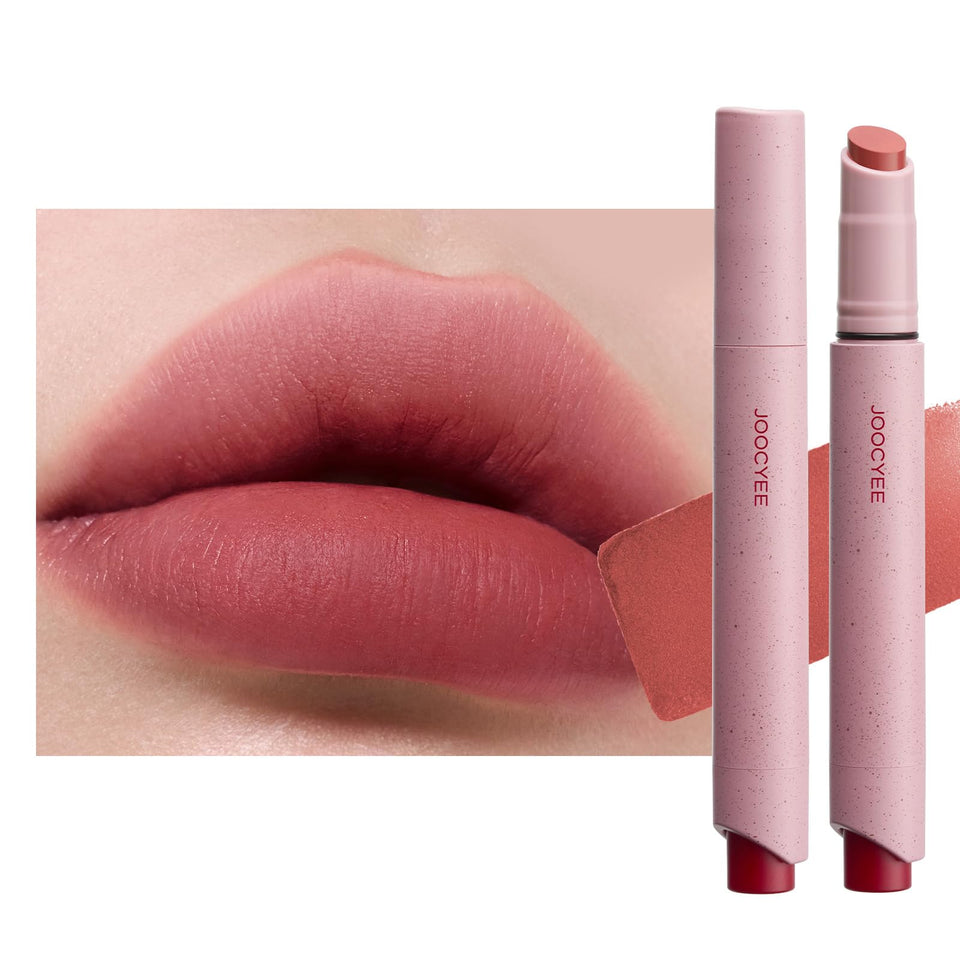 Joocyee Velvet Rouge Matte lipstick cap close-up for daily wear