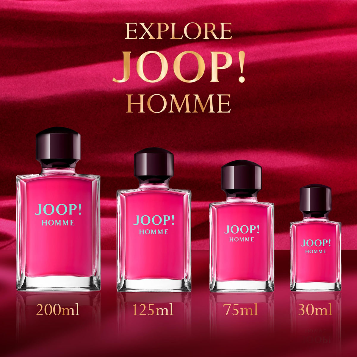 JOOP! Homme base blends amber musk and tonka bean for a lasting warmth