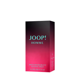 Compact two and a half ounce Joop! Homme spray for on-the-go use