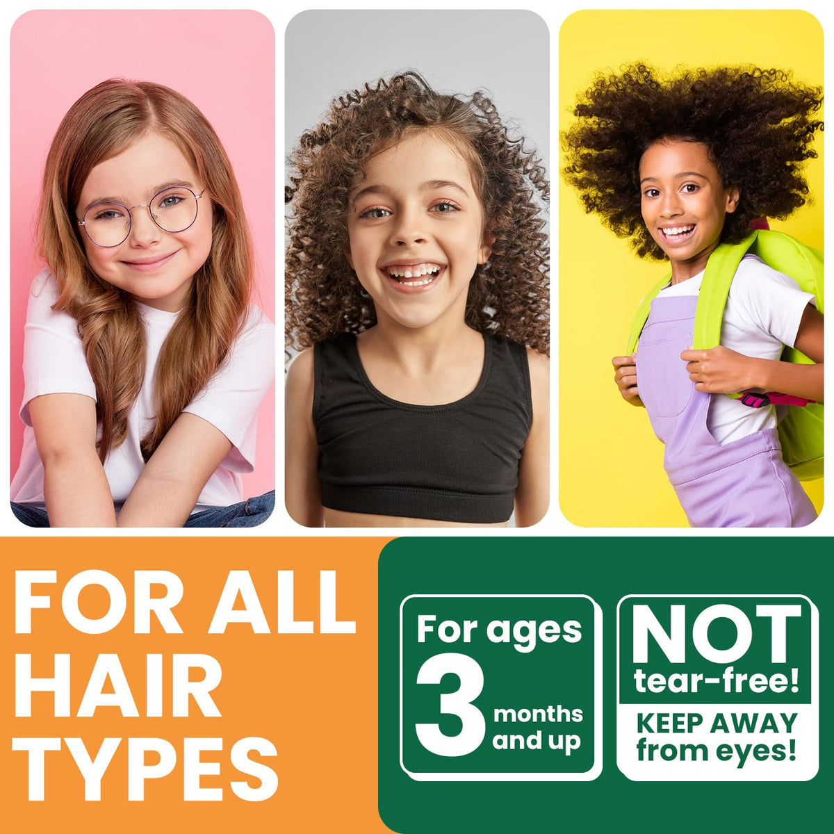 J' Organic Solutions Natural kids shampoo conditioner display scene for everyday use.