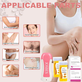 JOSBES non-woven wax strips pack for clean, mess-free removals.
