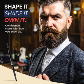 Joseph Signature Line color-matching shades blend with various beard tones for natural results.