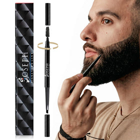 Joseph Signature Line spoolie brush blends lines for natural beard fill.