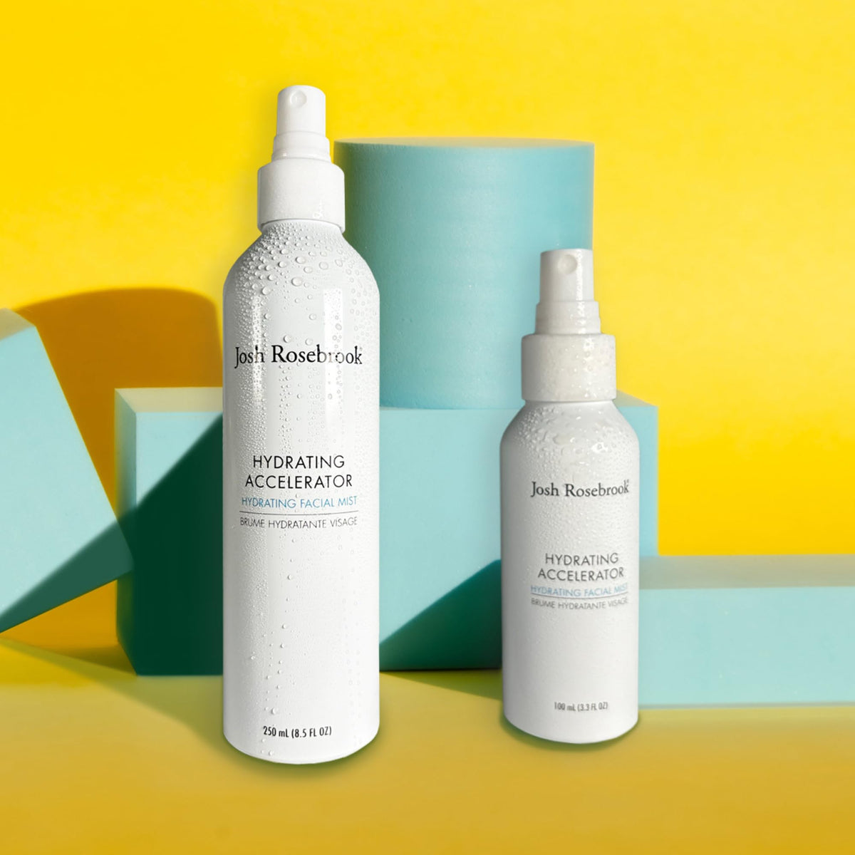 Josh Rosebrook Hydrating Accelerator packaging label emphasizes clean, natural formulation.
