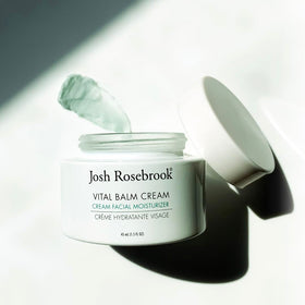 Josh Rosebrook Vital Balm Cream barrier protection highlights skin-supporting barrier reinforcement.