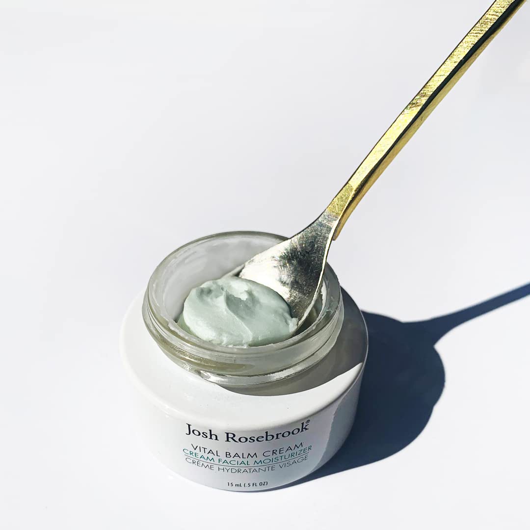 Vital Balm Cream on skin shows dewy finish and comfortable feel.