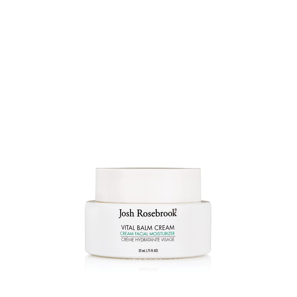Josh Rosebrook Vital Balm Cream pack shot highlights premium packaging and skin-nourishing formula.