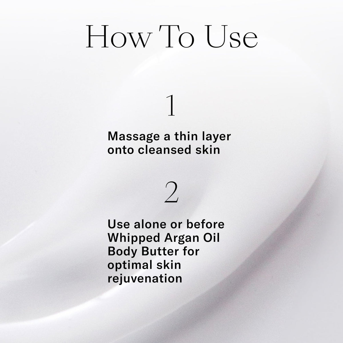Josie Maran Argan Milk Body Serum base for layering with other products