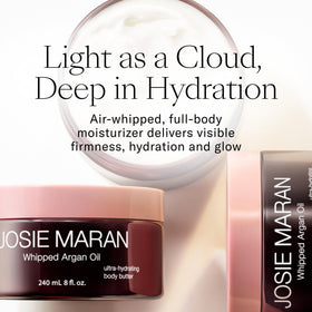 Josie Maran Body Care Trio Gift Set displayed for a spa-ready presentation.
