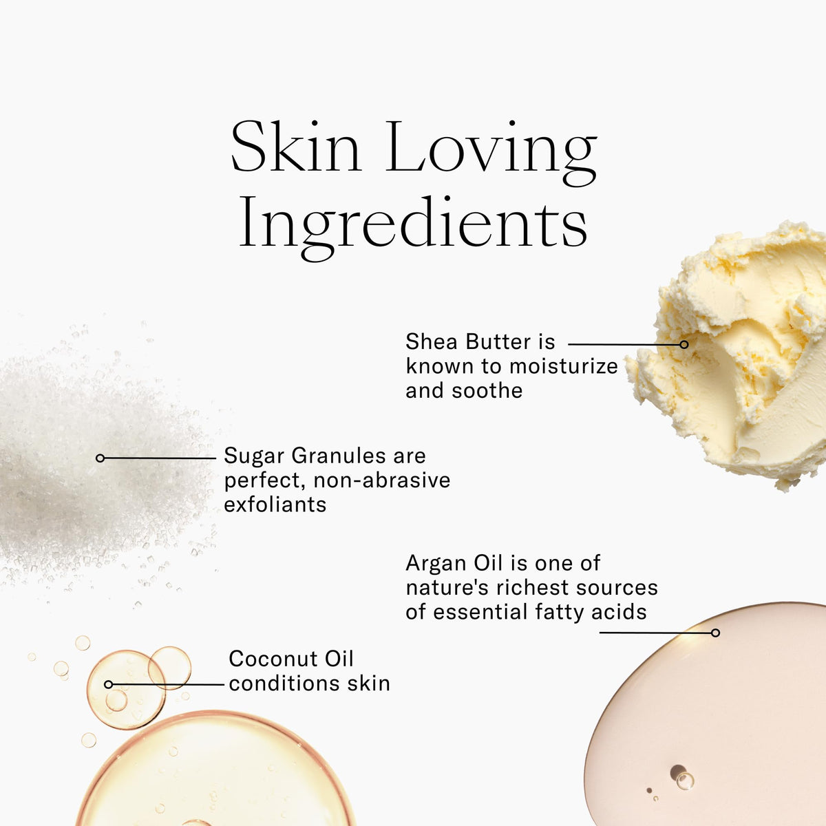 Josie Maran coconut oil closeup shows hydrating formula for dry skin