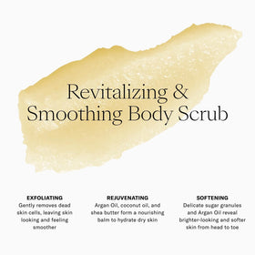 Josie Maran EveryBODY Wash lather close-up illustrating gentle cleansing.