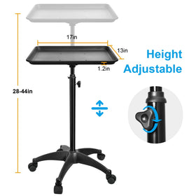JOSTZHXIN aluminum tray-trolley base offers durability and easy cleaning.