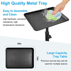 JOSTZHXIN height-adjustable salon tray adapts to your work height.