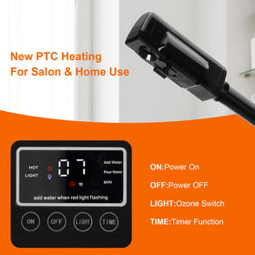 Jostzhxin steamer features digital LCD for easy operation