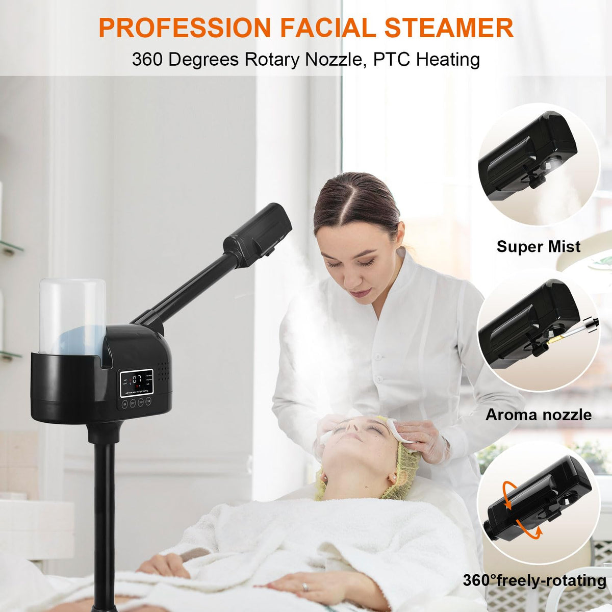 Jostzhxin steamer using PTC heating for steady, safe mist output