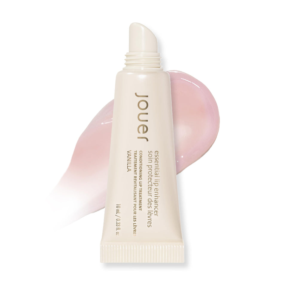 Jouer Essential Vegan Lip Enhancer bottle with Maxi-Lip plump and hydration