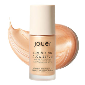 Jouer Luminizing Glow Drops bottle close-up for a dewy finish