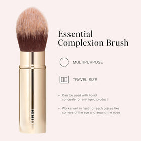 Jouer soft synthetic bristles detail highlighting versatile powder use and finish