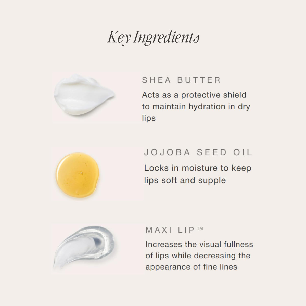 Jouer Vanilla gloss on lips provides a light tint and hydration.