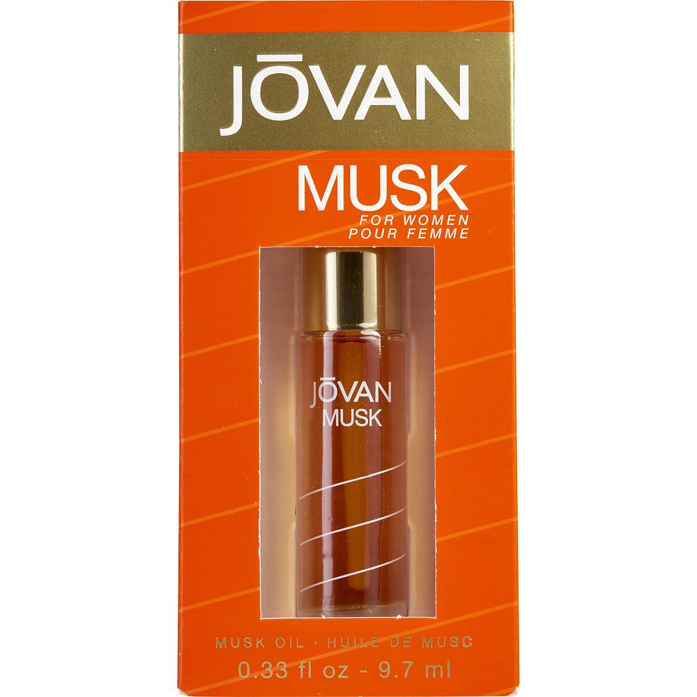 Jovan Musk perfume oil two-pack bottle for portable, lasting fragrance