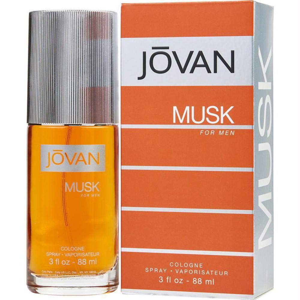 Jovan Musk spray action demonstrates easy application for evening events.